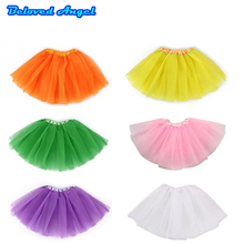 2019 New Summer Baby Girl Candy Color Half-length Tulle Tutu Skirt 14 Colors Solid Color Pettiskirt Fashion Ball Gown Age 0-8 2024 - buy cheap