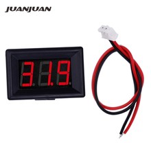 High Quality Mini  Digital Voltmeter LED Display 3 bit DC2.4-30V Voltage Meter Voltage tester Detector for car motorcycle 46% of 2024 - buy cheap