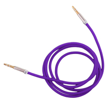 Нейлоновая оплетка AUX кабель 3,5 мм разъем папа-папа автомобильный Aux вспомогательный разъем стерео аудио кабель для iPhone для iPod 2024 - купить недорого