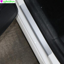 Car Accessories Carbon Fiber Door Sill Scuff Plate Guards Sills for Seat ibiza Auto accessories 2024 - buy cheap