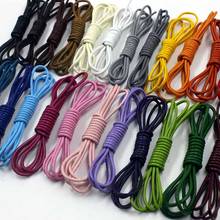 5 Meters/lot 1.5mm Round Genuine Leather Cord Multicolors Cow Leather String Rope for DIY Bracelet Necklace Making Findings 2024 - buy cheap