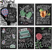 DIAPAI 100% Full Square/Round Drill 5D DIY Diamond Painting "Text landscape " 3D Embroidery Cross Stitch Home Decor 2024 - buy cheap