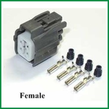 50SET wire connector female cable connector male terminal Terminals 4-pin connector Plugs sockets seal DJ7048-2-21 2024 - buy cheap