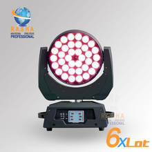 6pcs/LOT High Quality 36pcs*10W 4in1 Zoom RGBW LED Moving Head Light LED Wash Spot Stage Moving Head Light 2024 - buy cheap