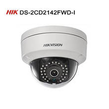 Оригинальный hikvision английская версия 4MP DS-2CD2142FWD-I заменить DS-2CD2132-I CCTV ip-wdr Фиксированная купольная сетевая Камера 2024 - купить недорого