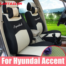 CARTAILOR sport seat cushions fit for hyundai accent car seat covers interior accessories set sandwich cover car seats airbags 2024 - buy cheap