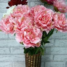 Artificial flowers peony High-grade wedding decoration supplies Silk flower  DIY Home decoration  peony flowers plant simulation 2024 - buy cheap