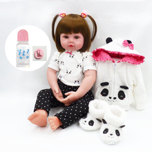 60cm girl bebe Soft Silicone Reborn Dolls Realistic Newborn Baby Girl For Sale Lifelike Baby Alive Doll Kids Playmate toy 2024 - buy cheap