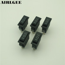 Interruptor rocker do barco ac250v 15a, 3 pinos spdt on/off/on de 3 posições preto