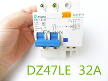 DZ47LE 2P 20A 230V~ 50HZ/60HZ Residual current Circuit breaker with over current and Leakage protection 2024 - buy cheap