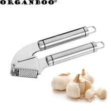ORGANBOO 304 Stainless Steel Garlic Press Ginge Crusher Hand Press Garlic Ginger Presser Slicer Masher 2024 - buy cheap