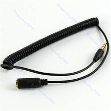 Удлинительный кабель для наушников 3,5 мм штекер к гнезду AUX кабель M/F аудио стерео Удлинитель шнур для наушников 3,5 мм тканевый кабель 2024 - купить недорого