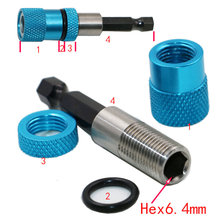 1/4 Hex Shank Electric Drill Bit Magnetic Screwdriver Bit Holder Stainless Steel Magnetism drywall screw bit holder Screw Tool 2024 - buy cheap
