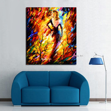 High Quality Modern art Hand Painted Wall Art Picture sexy woman Palette Knife Oil Painting On Canvas Wall Decor For Living Room 2024 - buy cheap