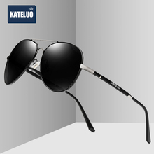KATELUO-gafas de sol clásicas para hombre, lentes polarizadas UV400, estilo militar, para conducir, 2020 2024 - compra barato