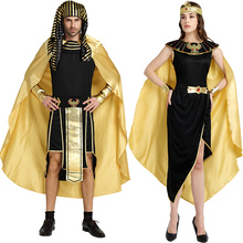 Disfraz de rey egipcio de Cleopatra para adultos, disfraz de Cleopatra, fiesta de Halloween, Cosplay, ropa de reina de Egipto 2024 - compra barato