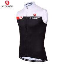 X-tiger-Camiseta de ciclismo profesional para hombre, camiseta sin mangas de poliéster para 100%, ropa deportiva para ciclismo de montaña, 2020 2024 - compra barato