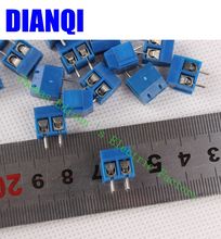 High Quality 50 pcs 2 Pin Screw Terminal Block Connector 5mm Pitch B 2024 - buy cheap