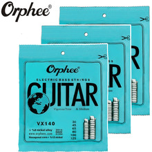 Orphee-cuerdas de bajo eléctrico VX140 030-125, 6 cuerdas, de aleación de níquel, cuerdas de guitarra de tono vigorosas, 3 juegos 2024 - compra barato