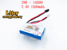 Batería lipo 2s de 7,4 V, 1500mAH, 14500 F1, Helicóptero De control Remoto, mando a distancia, accesorios, 7,4 V, 14500 2024 - compra barato