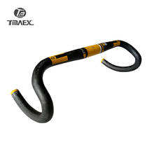 Bike Handlebar Carbon Handlebar TMAEX Pro Cycling Road Bicycle Handle Bars with Yellow/Red/Blue/Green/White Color 400/420/440mm 2024 - buy cheap