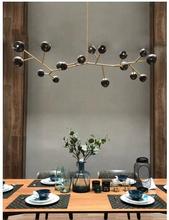 Nordic creative personality magic bean chandelier restaurant living room American wrought iron vintage branch industrial wind ch 2024 - buy cheap