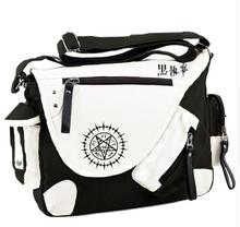Bolso de mano de Anime Black Butler Kuroshitsuji, bolso de hombro para estudiantes, bolso de viaje para ordenador portátil, Satchel 2024 - compra barato