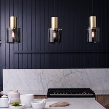 LukLoy-lámpara colgante nórdica moderna para comedor, luz de cristal de lujo para cocina, sala de estar, Loft INS 2024 - compra barato