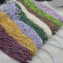 Wholesale Pearls Strands 20 Strands 6*7-9mm Genuine Freshwater Pearl Strings Q30319 2024 - buy cheap