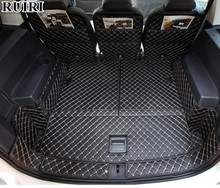 Высокое качество! Полный набор автомобильных ковриков для багажника Volkswagen Touran 7 мест 2020-2015 водонепроницаемые ковровые покрытия для багажника Touran 2019 2024 - купить недорого