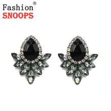 2020 Wholesale Good Quality Stud Earrings Off White Big Crystal Statement Vintage  Accessories  Charms Earings Fashion Jewelry 2024 - buy cheap