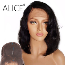 Alice Short 13x6 Lace Front Human Hair Wigs With Baby Hair Deep Part Body Wave Wigs Brazilian Remy Hair Lace Front Wigs Glueless 2024 - buy cheap
