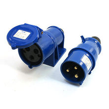 IEC309-2 32A 220-240V 2P+E IP44 3 Pin Plug w Waterproof Coupler Socket 2024 - buy cheap