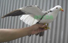 feathers bird model 60x35cm spreading wings Seagull toy handicraft,home decoration d1089 2024 - buy cheap