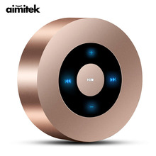 Aimitek-minialtavoz Bluetooth A8, reproductor de MP3 Estéreo Portátil con pantalla táctil, micrófono, ranura para tarjeta TF, entrada auxiliar 2024 - compra barato