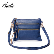 AMELIE GALANTI fashion women crossbody bags wallets high quality pu casual bag solid zipper mini flap soft versatile 2024 - buy cheap