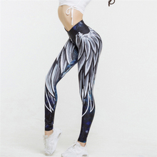 NORMOV  Women pants Fashion Angel Wings Printed igital Printed Leggings For Women Bodybuilding Fitness Leggings Feminina 2024 - buy cheap