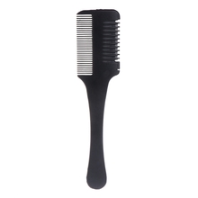 Hair Razor Comb Black Handle Cutting Thinning Home DIY Trimmer Inside Blades 2024 - buy cheap