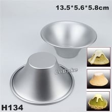 5pcs/lot big 13.5*5.6*5.8cm volcano burning mountain shape aluminium tart mold jelly pudding molding small cake molds bakeware 2024 - buy cheap