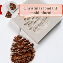 Silicone Mold Christmas Series Fondant Molds Sugar Craft Christmas Moulds Silicone Rubber Pineal for Cake Decorations PRZY 001 2024 - buy cheap