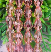 Wholesale 295pcs/bag 8*11mm Vintage Rose Faceted Crystal Drop Beads For Jewelry Making Necklace/Bracelet/Earrings Diy Beads 2024 - buy cheap