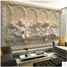 Custom home decoration wallpaper ,angel,3D stereoscopic wallpaper for the living room sofa bedroom wall paper Papel de parede 2024 - buy cheap