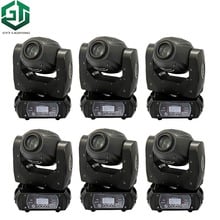 6pcs/lot led 60w spot moving head light gobo moving head mobile dj stage lighting new 60W spots rotatable head moving lights 2024 - buy cheap