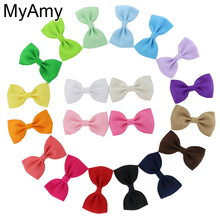 MyAmy Free Shipping 200pcs/lot Girls Grosgrain ribbon Boutique Hair Bows Without Clip Accessories 2024 - buy cheap