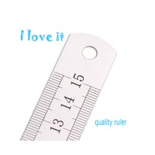 15cm  Shape Stationary Stainless Steel Straight Drawing  Ruler  3Pcs/Lot stationery Office School Supplie 2024 - buy cheap