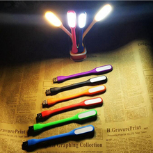 Customize Logo Night Lights Ultra Bright Flexible Mini USB Led Lamp for Laptop Notebook PC Computer Portable Lamp Battery Power 2024 - buy cheap