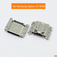 Piezas de repuesto para Samsung Galaxy S3 S III i9300, 2 unidades/lote, Conector de carga USB, puerto de carga, Cable flexible 2024 - compra barato