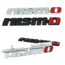 Chrome NISMO Auto Car Stickers Front Grille Badge Emblem Car Styling For Nissan Tiida Teana Skyline Juke X-trail Almera Qashqai 2024 - buy cheap