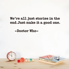 DOCTOR WHO Quote Wall Sticker Good Story Quote Wall Decal Vinyl Sticker Study Room Decor 2024 - buy cheap