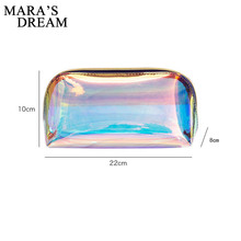 Mara's Dream 2019 Laser Waterproof Washing Lipstick Bag Stereo Transparent Makeup Storage Bag 2024 - buy cheap